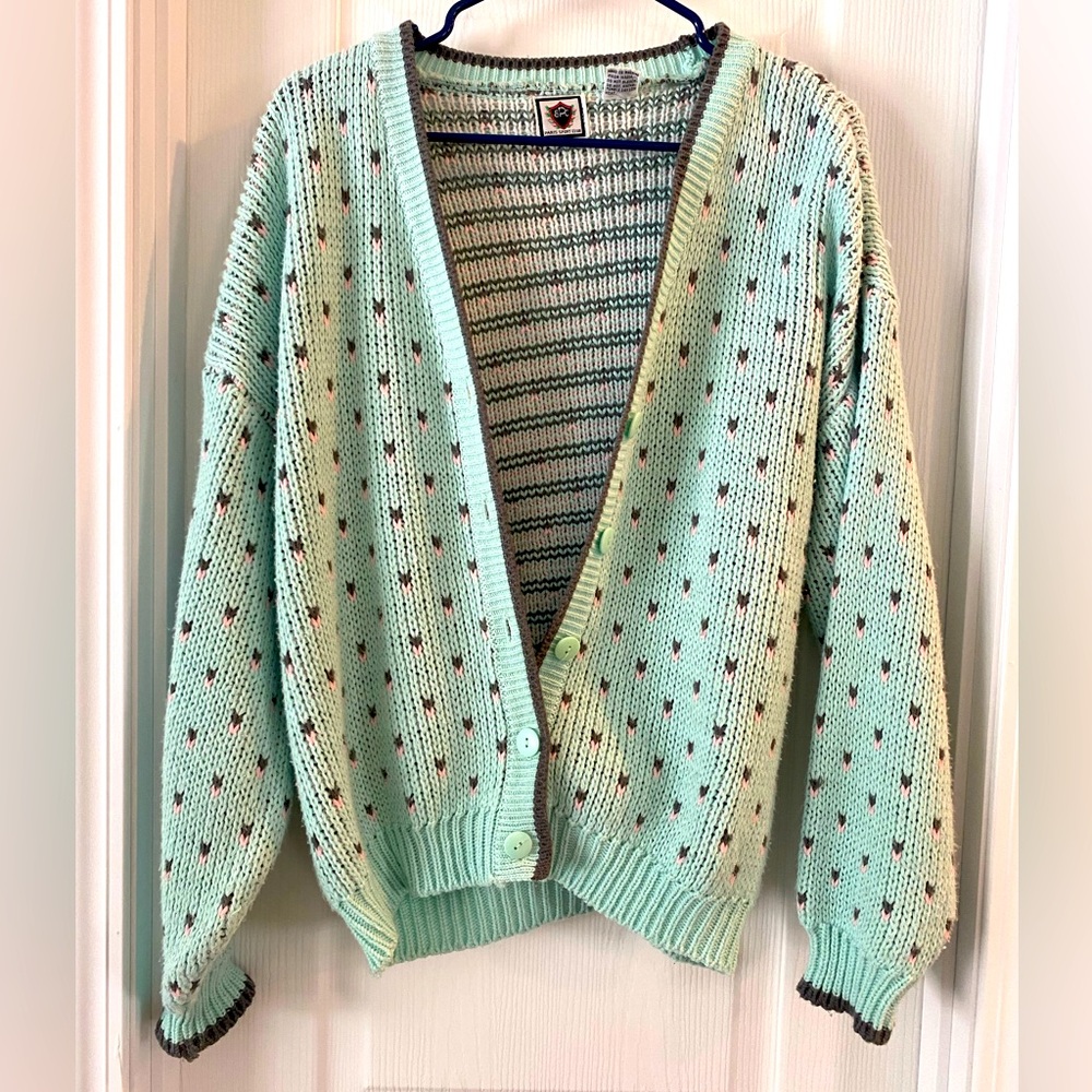 EUC! Vintage Paris Sport Club Cardigan